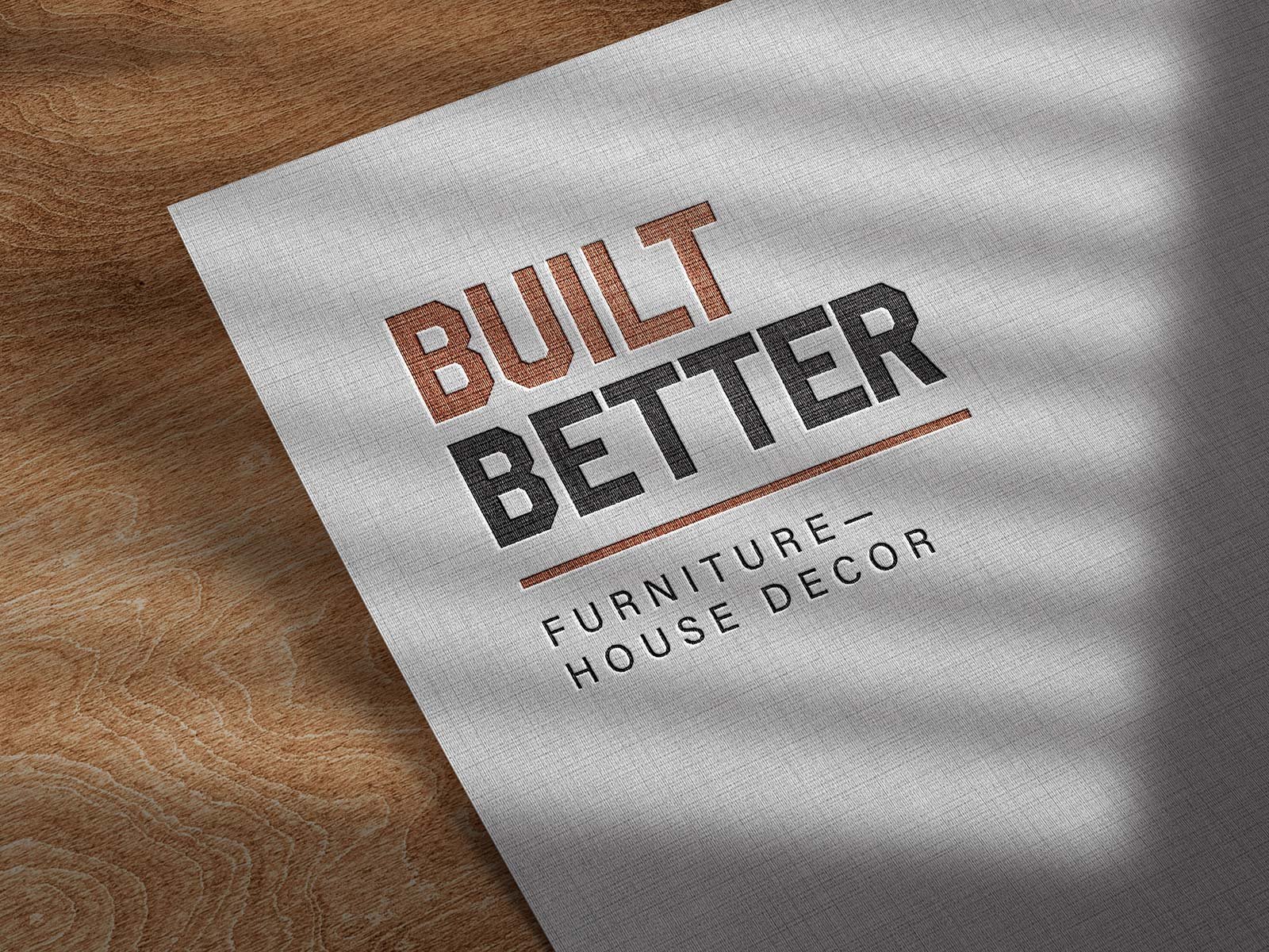 Built Better Furniture Design