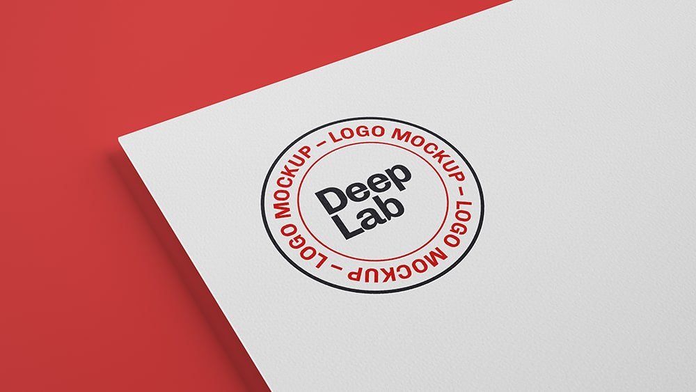 Deep Lap Logo Mockup